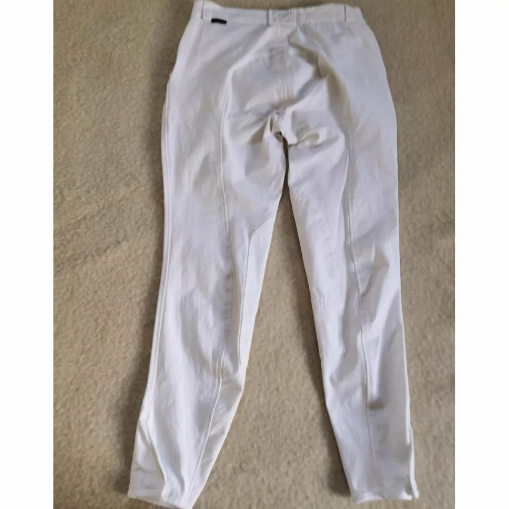 Fouganza Pantalons De Concours>Pantalon blanc de concours femme
