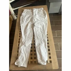 pantalon blanc*Fouganza Clearance