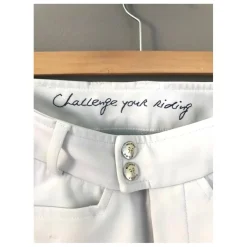 HorsePilot Pantalons De Concours>pantalon blanc horse pilot, t 12 ans