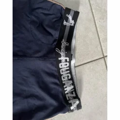 pantalon bleu marine et orange*Fouganza Discount