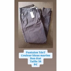 Pantalon bleu marine TdeT*T de T Online