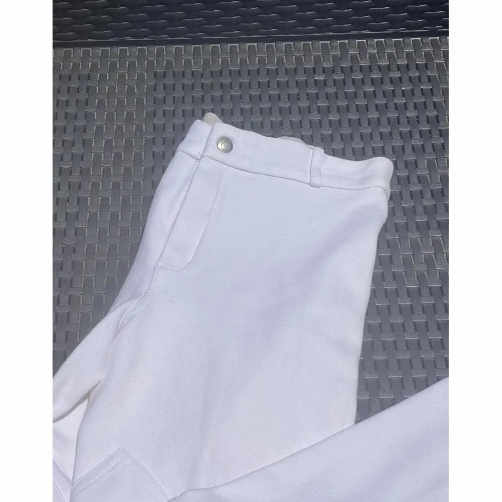 Pantalon concours blanc équitation*Fouganza Clearance