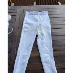 Fouganza Pantalons De Concours>Pantalon de concours blanc taille 36