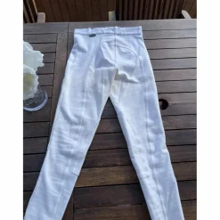 Fouganza Pantalons De Concours>Pantalon de concours blanc taille 36