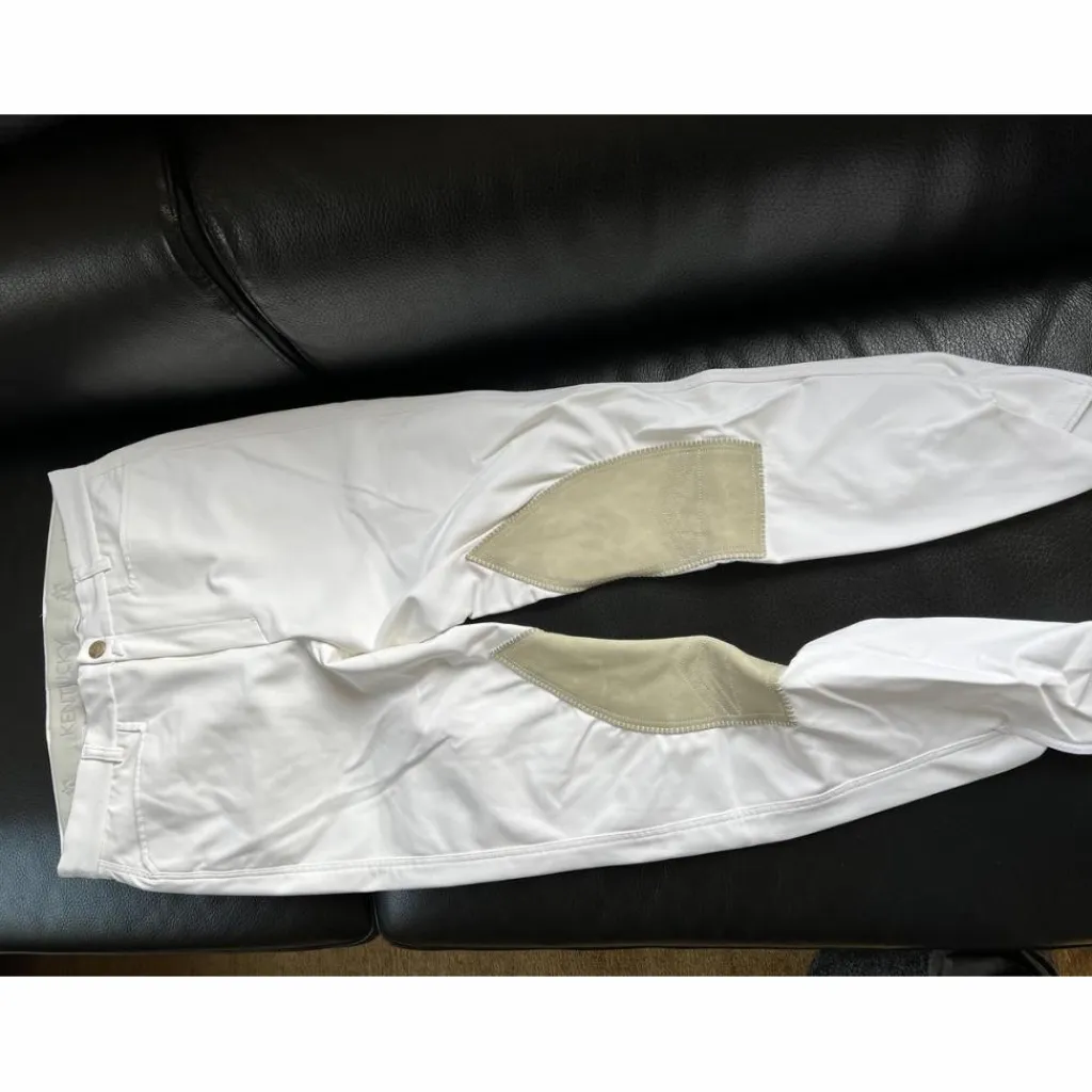 PANTALON DE CONCOURS (homme) - - BLANC*Kentucky Online