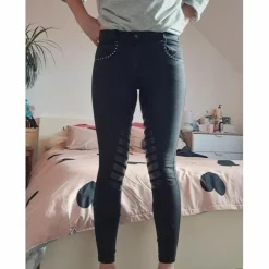 Pantalon noir à strass*Fellini New