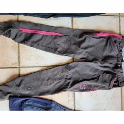 Fouganza Pantalons>pantalon chocolat et rouge