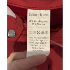 Jump'In Pantalons>Pantalon rouge