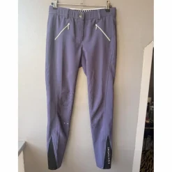 Pantalon équitation cheval poney Equithème Lotty 36/S grip antidérapant bleu marine violet*Equitheme Hot