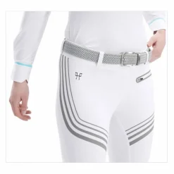Pantalon X-plosive Horse Pilot Femme - neuf avec étiquette - blanc et gris argenté*HorsePilot Discount