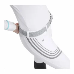 Pantalon X-plosive Horse Pilot Femme - neuf avec étiquette - blanc et gris argenté*HorsePilot Discount