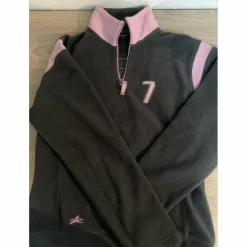 Polaire equi-theme grise et rose*Equitheme Online