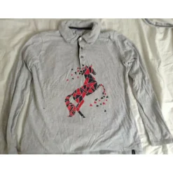 Fouganza Polos / Tshirts Équitation>Polo à maches longues