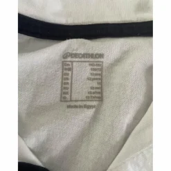 Fouganza Polos / Tshirts Équitation>Polo blanc à manches décathlon