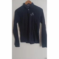 Fouganza Polos / Tshirts Équitation>Polo bleu marine