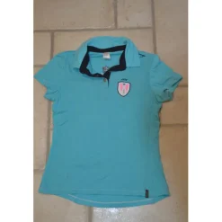 Polo bleu turquoise*Fouganza Sale