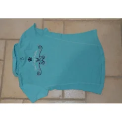 Polo bleu turquoise*Fouganza Sale