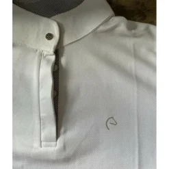 Equitheme Polos / Tshirts Équitation>Polo de concours blanc équithème