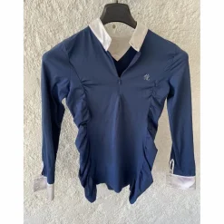 Alexandra Ledermann Polos / Tshirts Équitation>Polo de concours Bleu marine