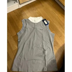 Polo de concours gris Équithème*Equitheme Hot