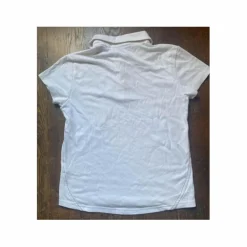 Fouganza Chemises & Polos>Polo de concours manche courtes blanc pour Enfant
