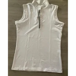 Pikeur Chemises & Polos>Polo de concours blanc sans manches taille 38 neuf