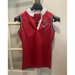 Pikeur Chemises & Polos>Polo de concours rouge