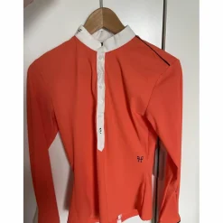 HorsePilot Chemises & Polos>Polo de concours saumon/orange Horse Pilot taille S