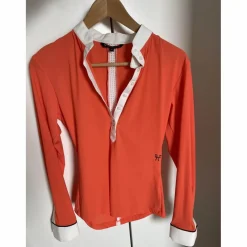 HorsePilot Chemises & Polos>Polo de concours saumon/orange Horse Pilot taille S