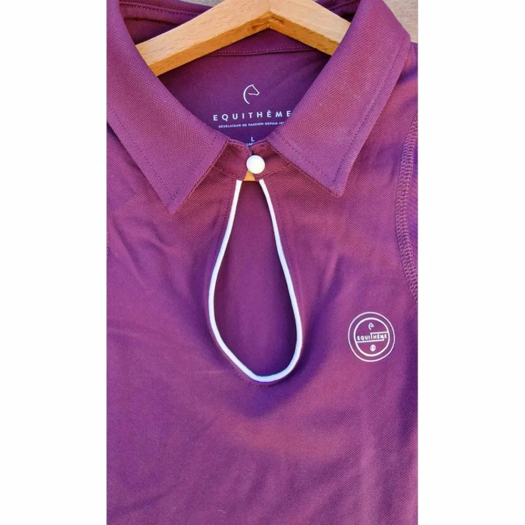 Polo d'équitation sans manches femme Equithème Sarah*Equitheme Hot