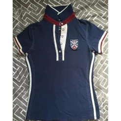 Polo Equithème bleu marine, bordeau, blanc*Equitheme Outlet