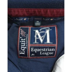 Polo Equithème bleu marine, bordeau, blanc*Equitheme Outlet