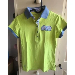 Equitheme Polos / Tshirts Équitation>polo equithème jaune/vert