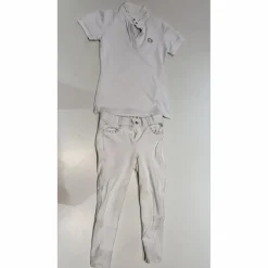 Equitheme Pantalons De Concours>Polo et pantalon blanc de concours