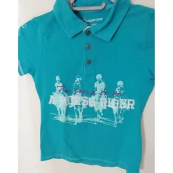 Fouganza Polos / Tshirts Équitation>Polo manches courtes Enfant