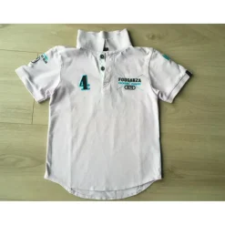 Polo manches courtes rose clair fille 10 ans*Fouganza Hot