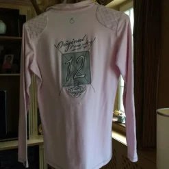Fouganza Polos / Tshirts Équitation>Polo manches longues Rose femme T42