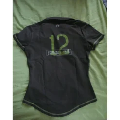 Fouganza Polos / Tshirts Équitation>Polo marron/kaki