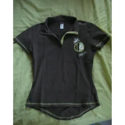 Fouganza Polos / Tshirts Équitation>Polo marron/kaki