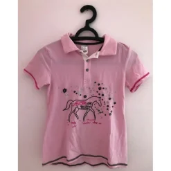 Fouganza Polos / Tshirts Équitation>Polo rose