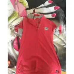 Fouganza Polos / Tshirts Équitation>Polo rose