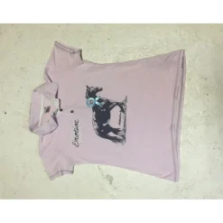 Fouganza Polos / Tshirts Équitation>Polo rose pâle