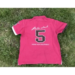 Sierra Polos / Tshirts Équitation>Polo rouge enfant