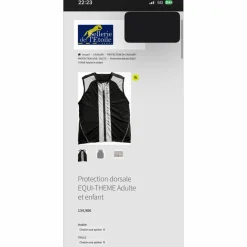Equitheme Gilets De Cross Et Coques Dorsales><noscript><img width=