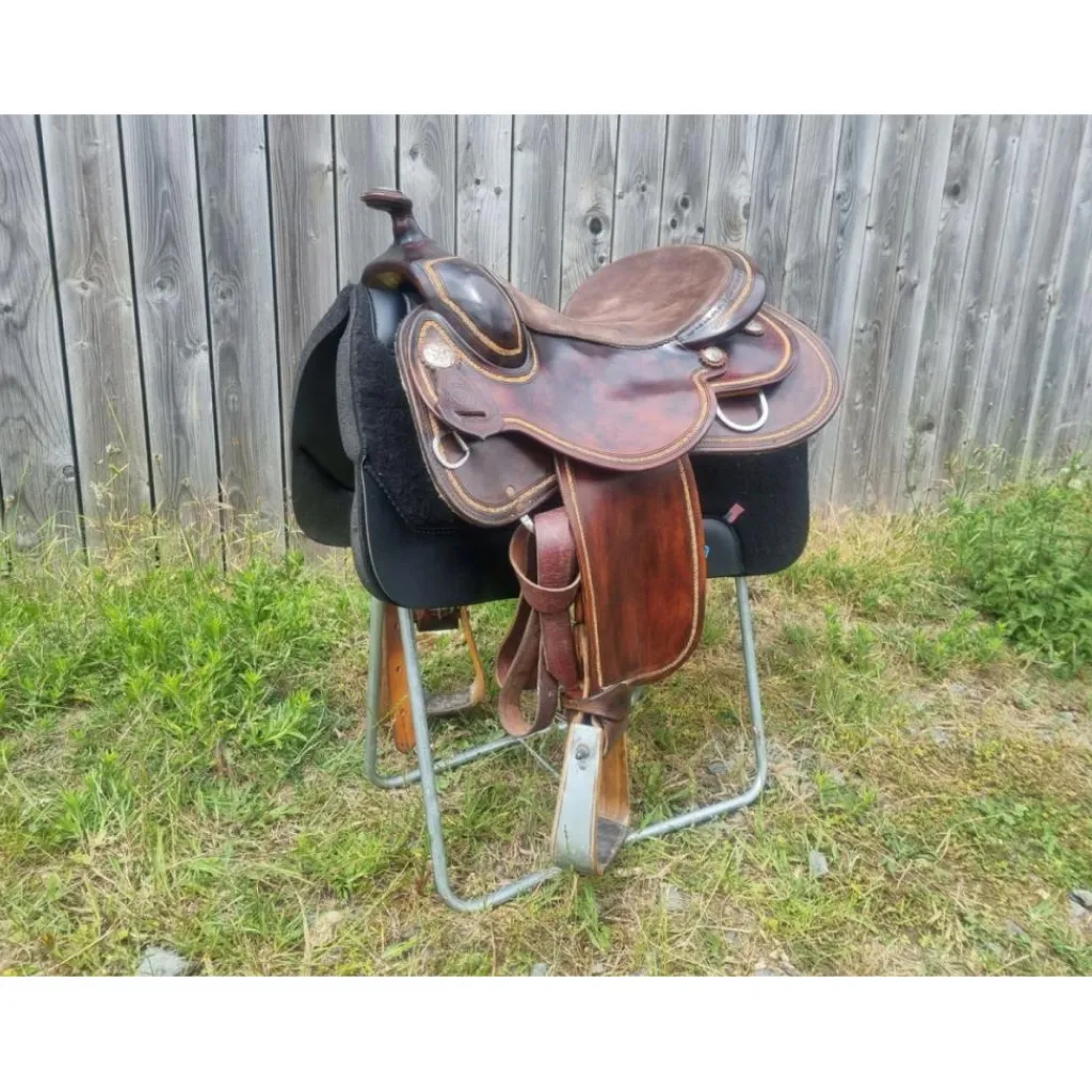 - Marque inconnue - Selles De Western>*RARE* selle western Triple W xfqh 'Platinium'