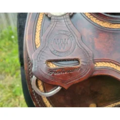 - Marque inconnue - Selles De Western>*RARE* selle western Triple W xfqh 'Platinium'