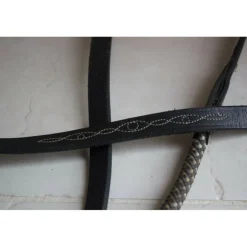 Rênes allemandes cuir corde* Hot