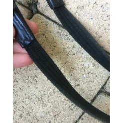 - Marque inconnue - Rênes Allemandes>Rênes allemandes noires en corde