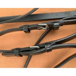 Rênes allemandes poney cuir*Equitheme Clearance