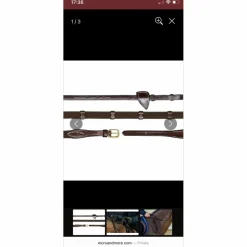 Dy'on Rênes>Rênes dyon collection tissu neuve taille cheval